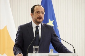 Ο Πρόεδρος της Κυπριακής Δημοκρατίας Νίκος Χριστοδουλίδης 