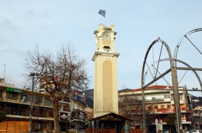 Η κεντρική πλατεία της Ξάνθης με το διάσημο ρολόι της © ΚΩΣΤΑΣ ΜΑΚΡΥΔΗΜΑΣ / EUROKINISSI  