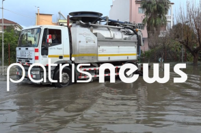 Σαρωτικό το πέρασμα της κακοκαιρίας από τον Πύργο: Πλημμύρες και απεγκλωβισμοί πολιτών