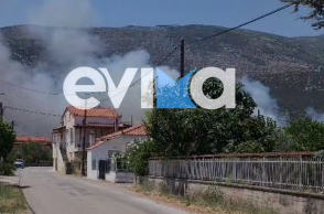 Χωρίς ενεργό μέτωπο η φωτιά στην Εύβοια - Eστάλη μήνυμα από το 112