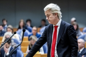 Ο Γκέερτ Βίλντερς, ηγέτης του «Κόμματος για την Ελευθερία»