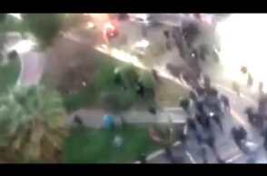 Βίντεο από τα επεισόδια στο γκάζι μεταξύ οπαδών Άγιαξ και αστυνομίας