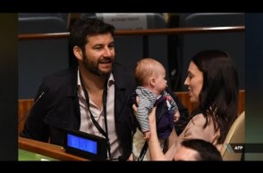 Jacinda Ardern and baby Neve win hearts in New York