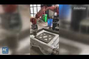 Come and see the #3D-printed concrete bridge that was built in Shanghai