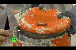 RAW: Opening the main black box of crashed Tu-154
