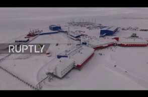 Get a glimpse of the Russian Arctic 'clover-looking' military base