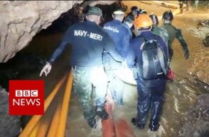Thailand cave rescue: New Footage released - BBC News