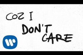 Ed Sheeran & Justin Bieber - I Don't Care [Official Lyric Video]