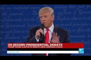 US Presidential Debate - Donald Trump slams Bill Clinton "he was abusive to women"