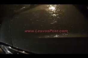 Χαλαζόπτωση στην Μυτιλήνη ΩΡΑ 21:00 28-11-16