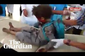 Injured Yemeni children receive medical treatment