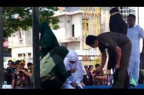 Public Caning Continues in Aceh