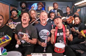 Jimmy Fallon, Metallica & The Roots Sing "Enter Sandman" (Classroom Instruments)