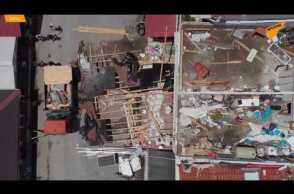 Βίντεο από drone δείχνει τη καταστροφή στη Χαλκιδική