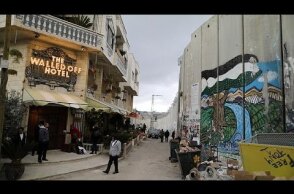 Banksy's 'Walled Off Hotel' causes a stir in the West Bank
