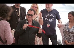 Tarantino picks up best dog award in Cannes