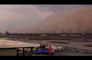 Haboob "Dust Storm" overtakes Phoenix, AZ 8/2/2018