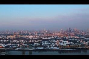 Timelapse video of London waking up to a blanket of snow