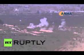 Syria: Turkish forces reportedly bomb near Kurdish-controlled Menagh airbase