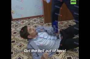 ‘None of your business’: Russian official knocks TV reporter to the ground over tough question