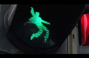The 'King' of the road: German town puts Elvis on traffic lights