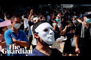 Hong Kong mask ban law sparks new protests
