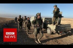 Mosul Offensive: On the frontline with Kurdish forces - BBC News