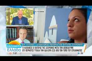 Ο συνήγορος του πατέρα της Δώρας Ζέμπερη