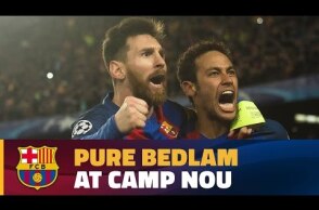 FC Barcelona - PSG (6-1): Final celebrations at Camp Nou