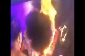 Miss Congo’s Wig Catches Fire (Miss Africa 2018)