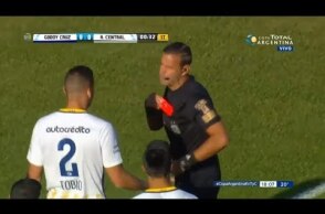 Fernando Tobio se fue expulsado a los... ¡9 SEGUNDOS! - Central vs Godoy Cruz (Copa Argentina)