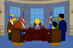 Lisa Simpson calls Donald Trump Presidency, Increased Debt