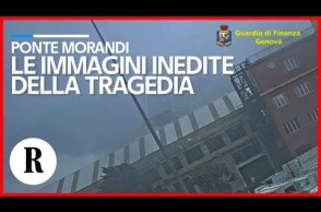 Ponte Morandi, le immagini inedite della tragedia: il crollo ripreso dalla videosorveglianza