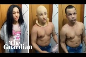 Foiled jail-break for gang leader dressed up as daughter