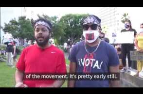 One family, two generations of protest