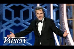 Joaquin Phoenix Drops F-Bombs in 'Joker' Speech at the Golden Globes