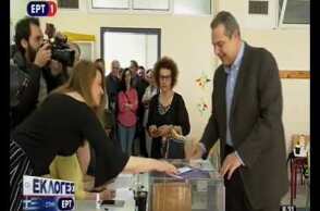 Ψήφισε ο Πάνος Καμμένος: «Να οδηγηθούμε πολύ γρήγορα σε εθνικές εκλογές»