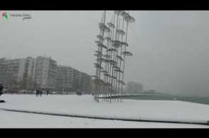 Πανέμορφη Χιόνισμένη Θεσσαλονίκη 2017