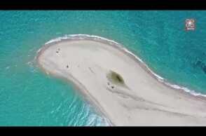 Ποσείδι : Η αμμόγλωσσα - σύμβολο της Χαλκιδικής | Posidi Halkidiki Drone Greece