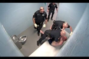 Footage of incident between Agawam police and suspect that led to 3 cops getting fired