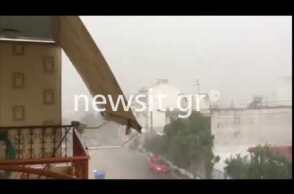 Καταιγίδα στην Αττική