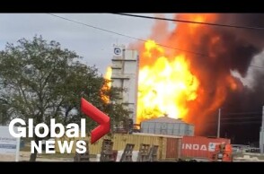 Second explosion rips through Texas chemical plant
