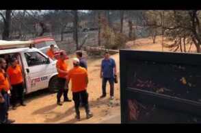 Στο Μάτι ο Κυριάκος Μητσοτάκης