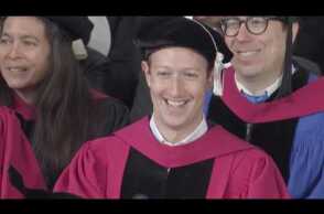 Mark Zuckerberg gets his Harvard degree after dropping out 12 years ago