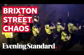 Brixton street party erupts into chaos and violence