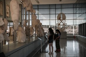 Το μουσείο της Ακρόπολης κατά την πρώτη ημέρα μετά την άρση του lockdown