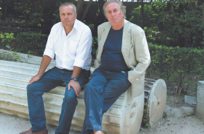 Ο Σωτήρης Δημητρίου και ο Νίκος Παναγιωτόπουλος στον Εθνικό Κήπο, Τετάρτη 15/9