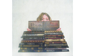 Έργο της Έλενας Παπαδημητρίου από την έκθεση «Η Αλήθεια είναι πάντα παράλογος», για τον Α. Παπαδιαμάντη