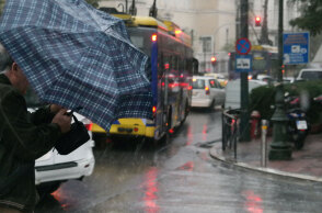Βροχή στην Αθήνα