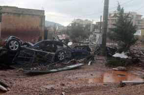 Πλημμύρες στη Μάνδρα